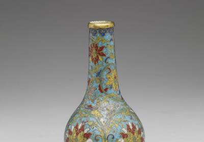 图片[2]-Copper vase in cloisonne enamels, Qing dynasty, Qianlong reign (1736-1795)-China Archive